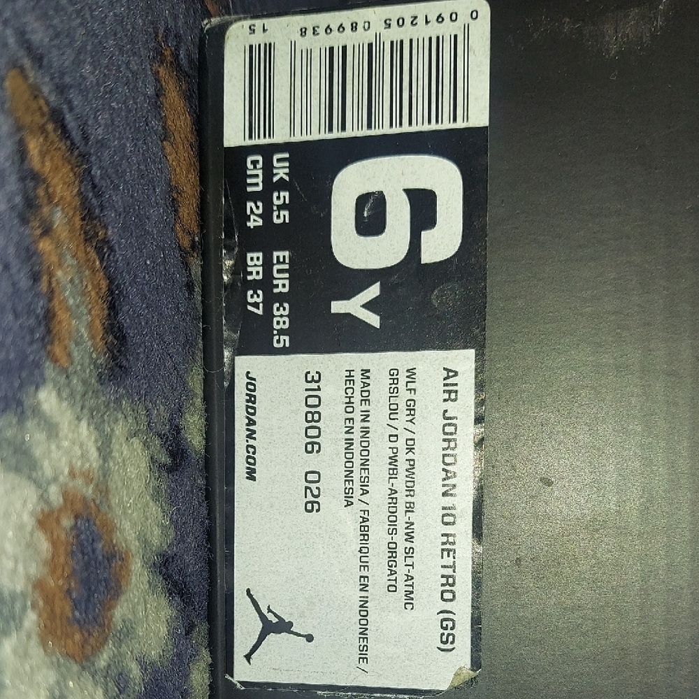 USED....Air Jordan 10 Retro GS Sneakers